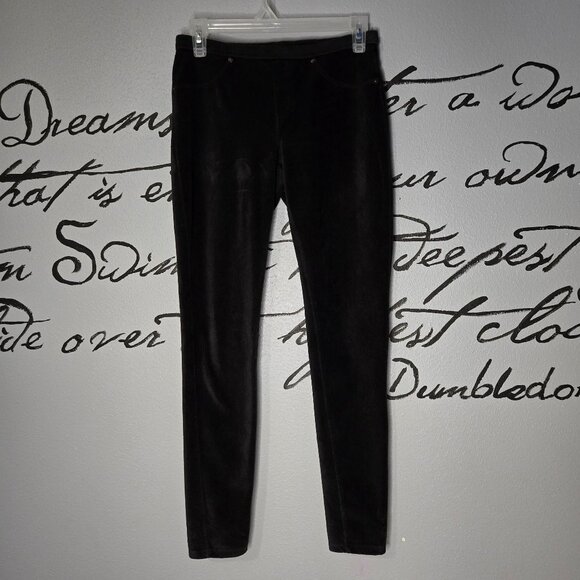 HUE Black Corduroy Pull On Stretch Legging, S - Picture 1 of 6